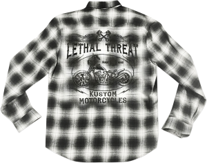 Kustom Motorcycles Long-sleeve Shirt Black