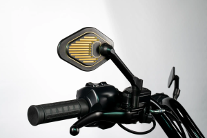Adjustable Mirror Short Stem 12 Cm Black & Gold Edition Black, Gold , 2, nordicamoto.ro