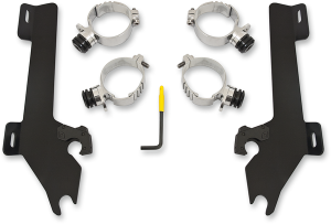 Fats/slim Windshield Trigger-lock Complete Mount Kit Black, 1, nordicamoto.ro