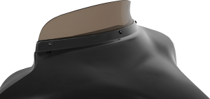 Batwing Spoiler Windshield Gray, 1, nordicamoto.ro