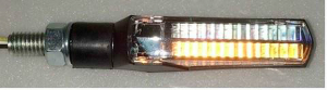 E-marked Led Light Guide Indicator Chrome