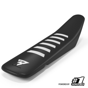 Husă Universală pentru Șa ONEGRIPPER MR74 V2 RIBBED Edition Negru/Alb – Mario Roman – Enduro & Motocross, nordicamoto.ro