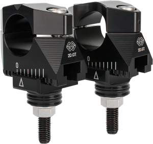 2d.gt Handlebar Risers Black