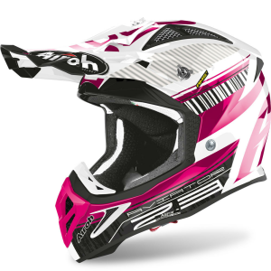 Casca AIROH Aviator 2.3 NOVAK Pink Chrome