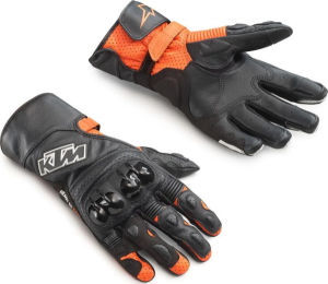 Manusi, Manusi Piele KTM SP-2 V2 Black/Orange, nordicamoto.ro