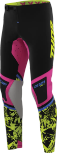 Pantaloni Sportmode Punkd negru-roz-galben, 3, nordicamoto.ro