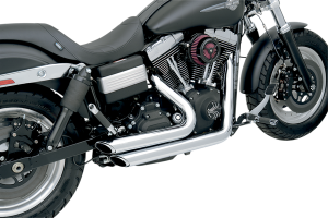 Shortshots Staggered Exhaust System Black, 3, nordicamoto.ro