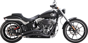 Big Radius Exhaust System Black, 2, nordicamoto.ro