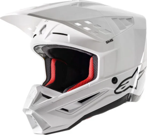 Supertech M5 Solid Mx Helmet White  M, 1, nordicamoto.ro