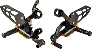 Adjustable Rearset Black, 2, nordicamoto.ro