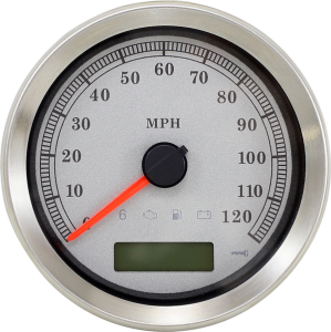 4” Programmable Electronic Speedometer Silver, 2, nordicamoto.ro