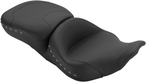 Super Touring 2-up Seat With Driver Backrest Option Black
