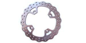 Supercross Contour Series Brake Rotors Silver, Stainless Steel