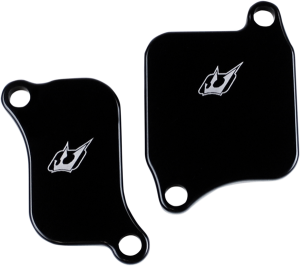 Engine Block Off Plates Black