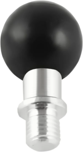 Male-thread Mount Base With 1(r) Ball Black 