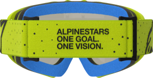 Ochelari Copii Alpinestars Vision Vesta Galben Fluo/Negru/Lentila Colorata, 2, nordicamoto.ro