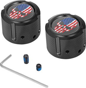 Front Axle Nut Cover Black, 3, nordicamoto.ro