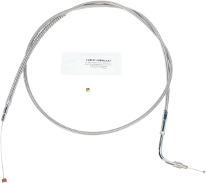 Stainless Steel Throttle/idle Cable Silver +203 mm (8''), 1, nordicamoto.ro