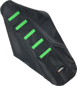 Husă pentru scaun MOOSE RACING cu textură striată, Kaw Grn, negru 