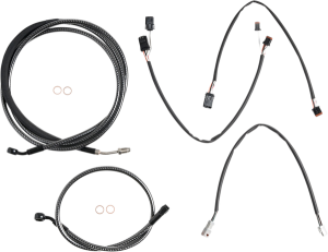 Karbonfibr Designer Handlebar Installation Kit Silver
