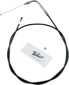 Black Vinyl Throttle/idle Cable Black +152 mm (6''), 1, nordicamoto.ro