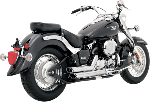 Shortshots Staggered Exhaust System Chrome 