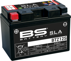 Sla Factory- Activated Agm Maintenance-free Battery Black