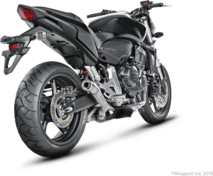 Țeavă de eșapament fără prindere, aspect titan, 2, nordicamoto.ro