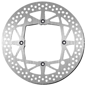 Brake Rotor Round Silver