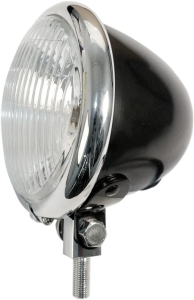 Bates Style 4-1/2(r) Spotlamp Black, Chrome