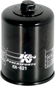 Filtru de ulei de înaltă performanță, negru, 1, nordicamoto.ro