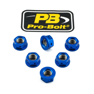 Sprocket Nuts Blue, 1, nordicamoto.ro
