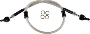 MOOSE RACING Stainless Steel Braided Brake Line