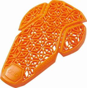 ICON D3o Diablo L1 Compact Knee-elbow Guards Orange 