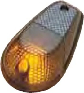 Flush Mount Marker Lights Carbon Fiber, 1, nordicamoto.ro