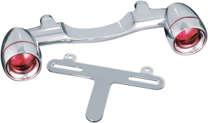 Bullet Light Rear Turn Signal Bar Black, Gloss, 3, nordicamoto.ro