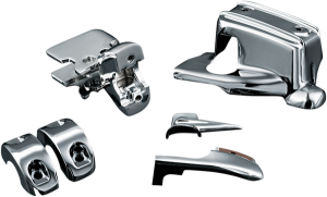 Handlebar Control Cover Kit Silver, 2, nordicamoto.ro