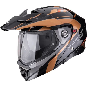 Casca flip-up touring/adventure SCORPION ADX-2 KAMPS L Gri/Rosu, 3, nordicamoto.ro
