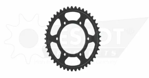 Pinion standard spate 525 negru, 1, nordicamoto.ro