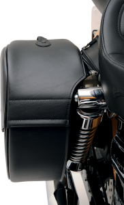 Drifter Saddlebags With Shock Cutaway Black