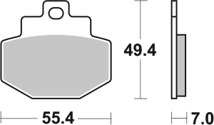 Ct Scooter Carbon Tech Organic Brake Pads