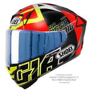 Casca Integrala SHOEI X-SPR PRO DIGGIA2 TC-3 Negru/Rosu/Galben XS, 2, nordicamoto.ro