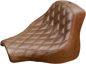 Renegade Lattice Stitch Solo Seat Brown