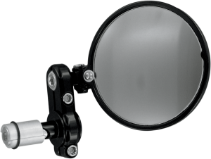 Folding Bar End Mirror Black, 2, nordicamoto.ro