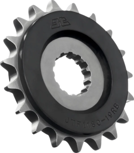 JT SPROCKETS Pinion față pentru arbore intermediar, finisaj natural, 1, nordicamoto.ro