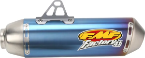 Factory 4.1 Slip-on Muffler Anodized Blue, 1, nordicamoto.ro