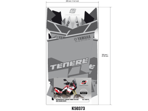 Decal Kit Red, White, 5, nordicamoto.ro