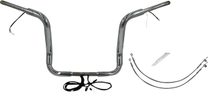 Plug & Play Ez Install 1-1/2(r) Round Top Handlebar Kit Silver