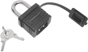 Weatherproof Padlock Black, 1, nordicamoto.ro