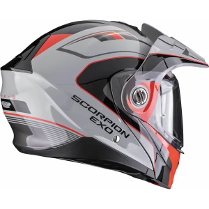 Casca flip-up touring/adventure SCORPION ADX-2 KAMPS L Gri/Rosu, 5, nordicamoto.ro